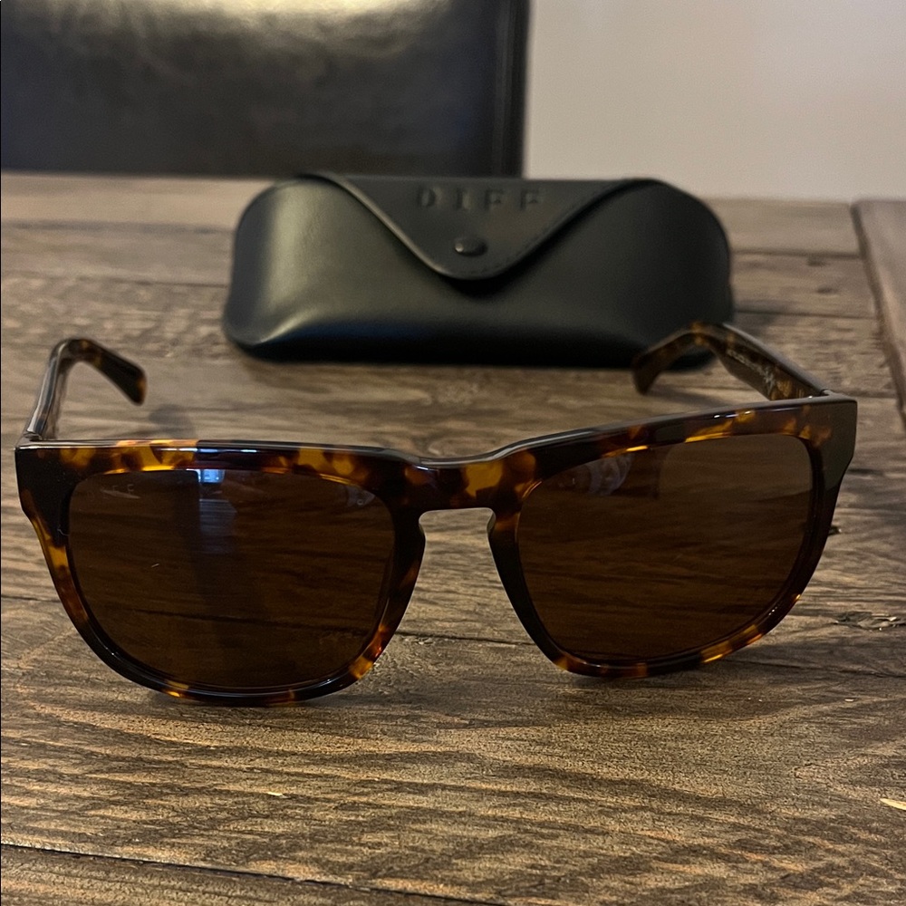 DIFF Tortoise Shell Sunglasses womens